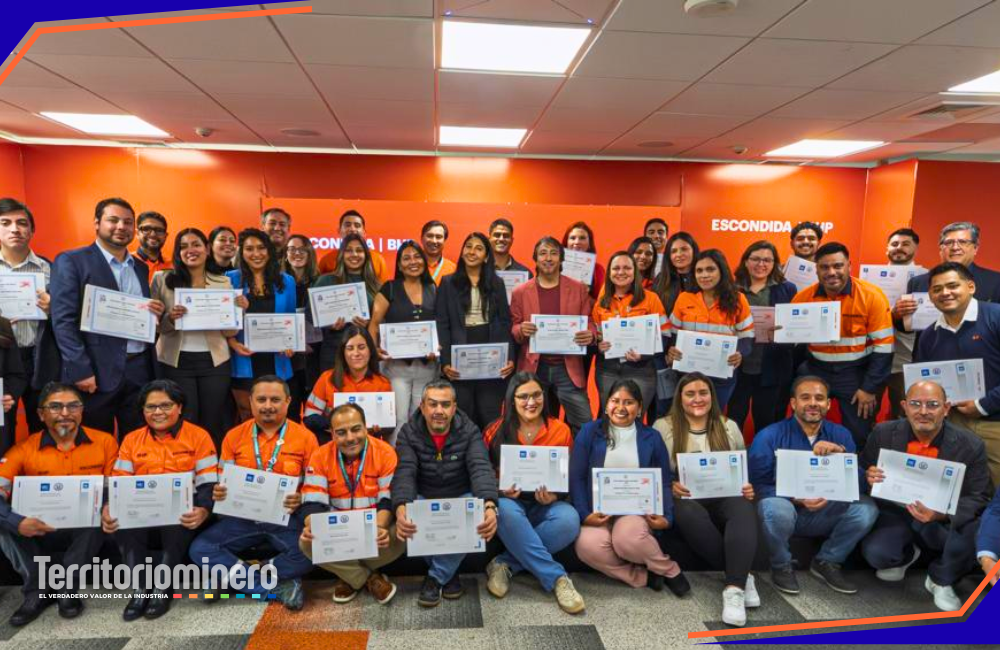 Escondida | BHP forma a 75 profesionales en Hidrometalurgia y Mantenimiento