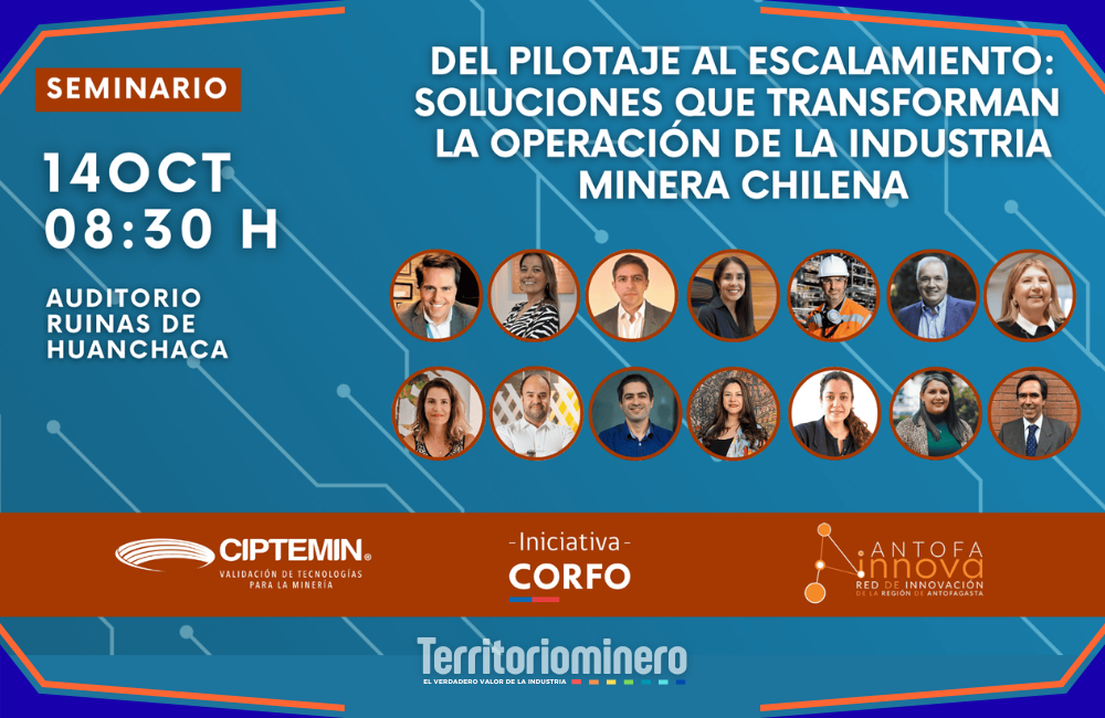 Seminario Anual 2025 de Ciptemin se desarrollará el martes 14 de octubre desde las 08:30 horas.