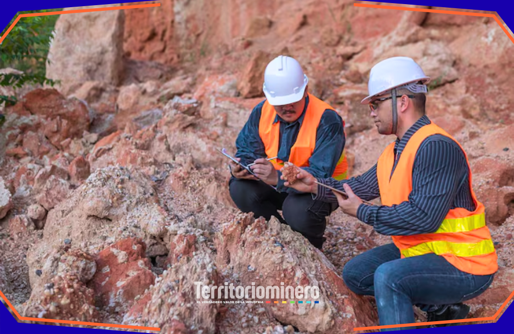 Estudio de Accenture alerta baja del 68% en hallazgos de yacimientos de cobre Equipo geológico analiza muestras en faena minera, reflejando el desafío global en nuevos descubrimientos de cobre.