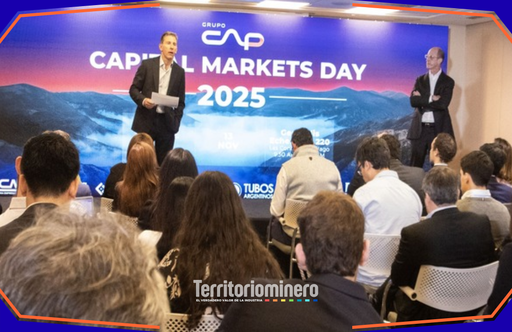Grupo CAP profundiza su estrategia para liderar materiales críticos hacia 2030 Nicolás Burr expone avances estratégicos de CAP en el Capital Markets Day.