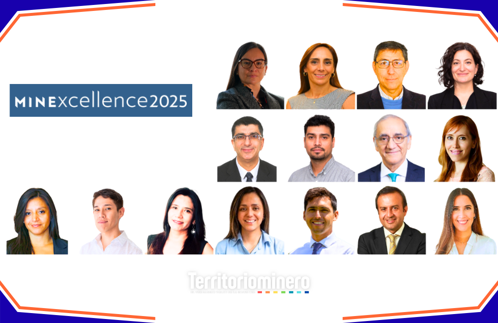 Panel de expertos en Minexcellence 2024 analizando estrategias de excelencia operacional minera en Santiago