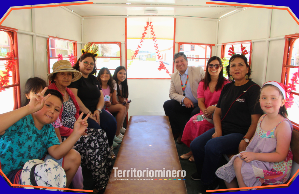 Celebración navideña y actividades patrimoniales en el ex campamento de Chuquicamata.