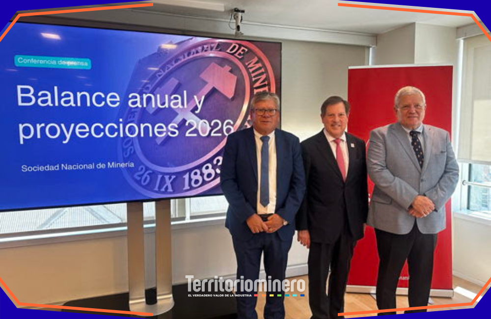 SONAMI define prioridades y desafíos de la minería chilena para 2026 Directiva de SONAMI presenta Balance 2025 y Proyecciones 2026 del sector minero chileno en Santiago.