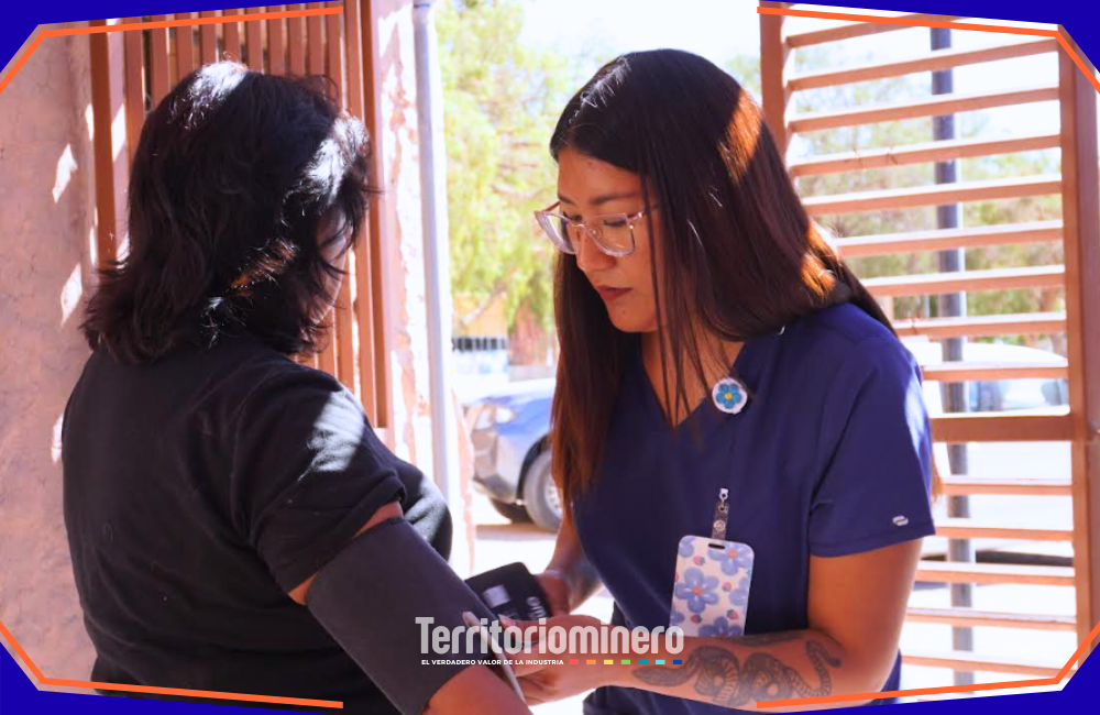 Bárbara Bautista Yapura participa en operativo de salud preventiva en la localidad de Lasana.