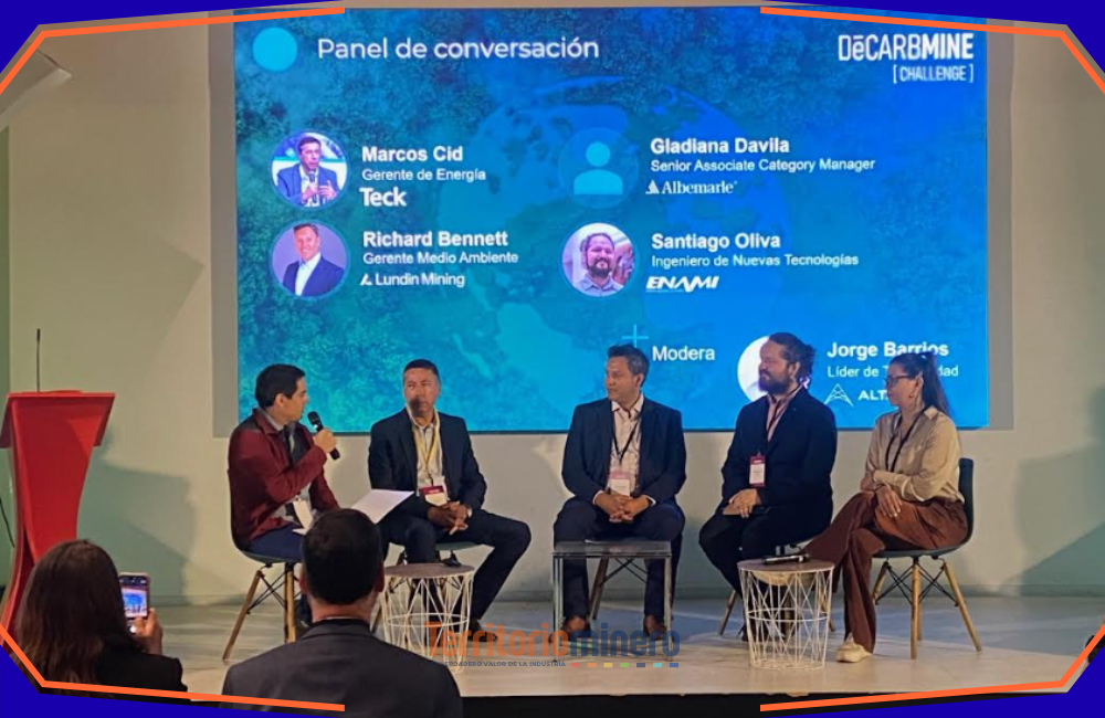 DecarbMine 2026 impulsa innovación para reducir emisiones en minería de cobre y litio Evento de lanzamiento del desafío DecarbMine 2026 en Fundación Chile con representantes de la industria minera