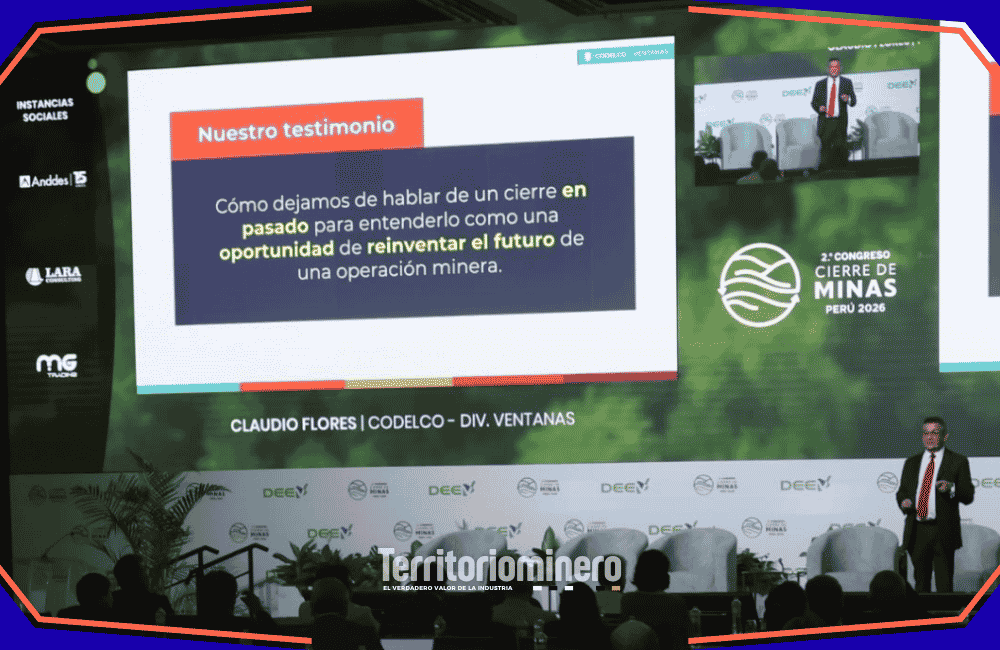 Codelco Ventanas expone en Perú cómo transformar el cierre minero en oportunidad de innovación Ejecutivo de Codelco Ventanas exponiendo en Congreso de Cierre de Minas en Perú sobre innovación y cierre de fundiciones