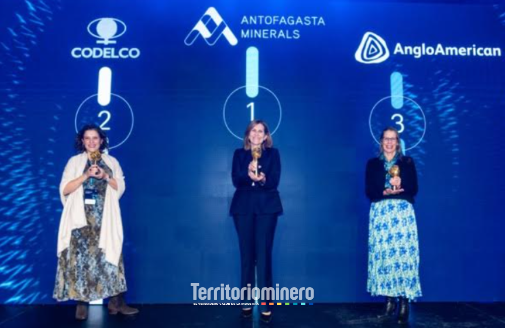 Representantes de Antofagasta Minerals, Codelco y Anglo American reciben reconocimiento de Randstad por marca empleadora en Chile