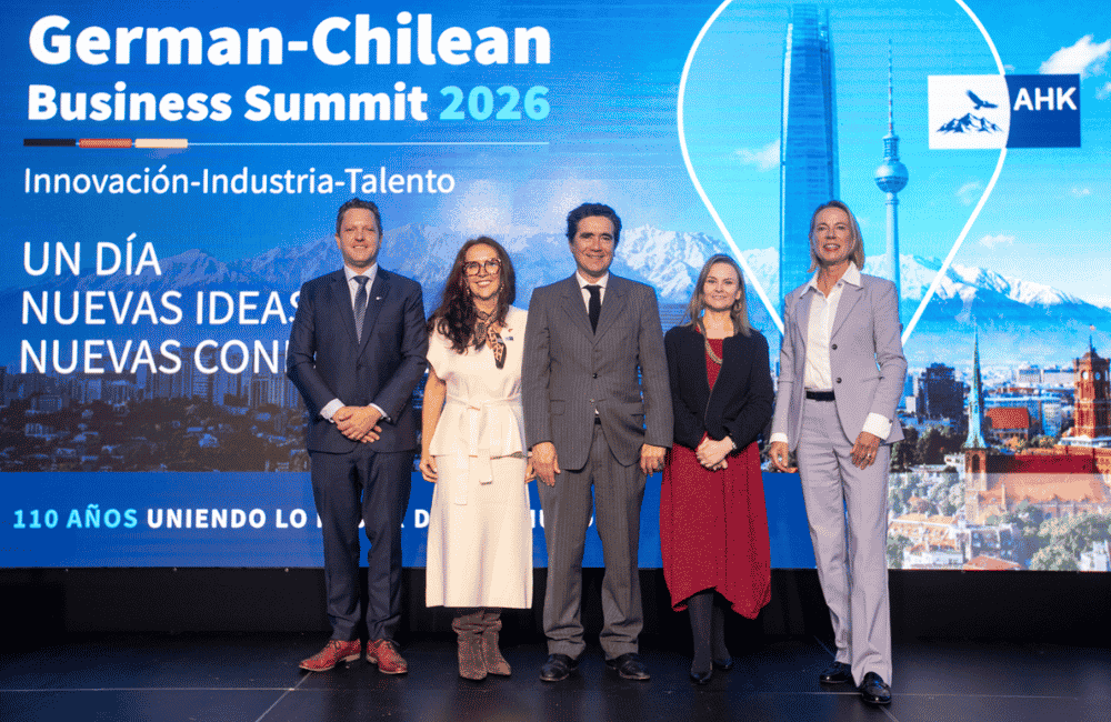 German-Chilean Business Day 2026 reunió a representantes empresariales de Chile y Alemania para abordar energía, tecnología y talento.